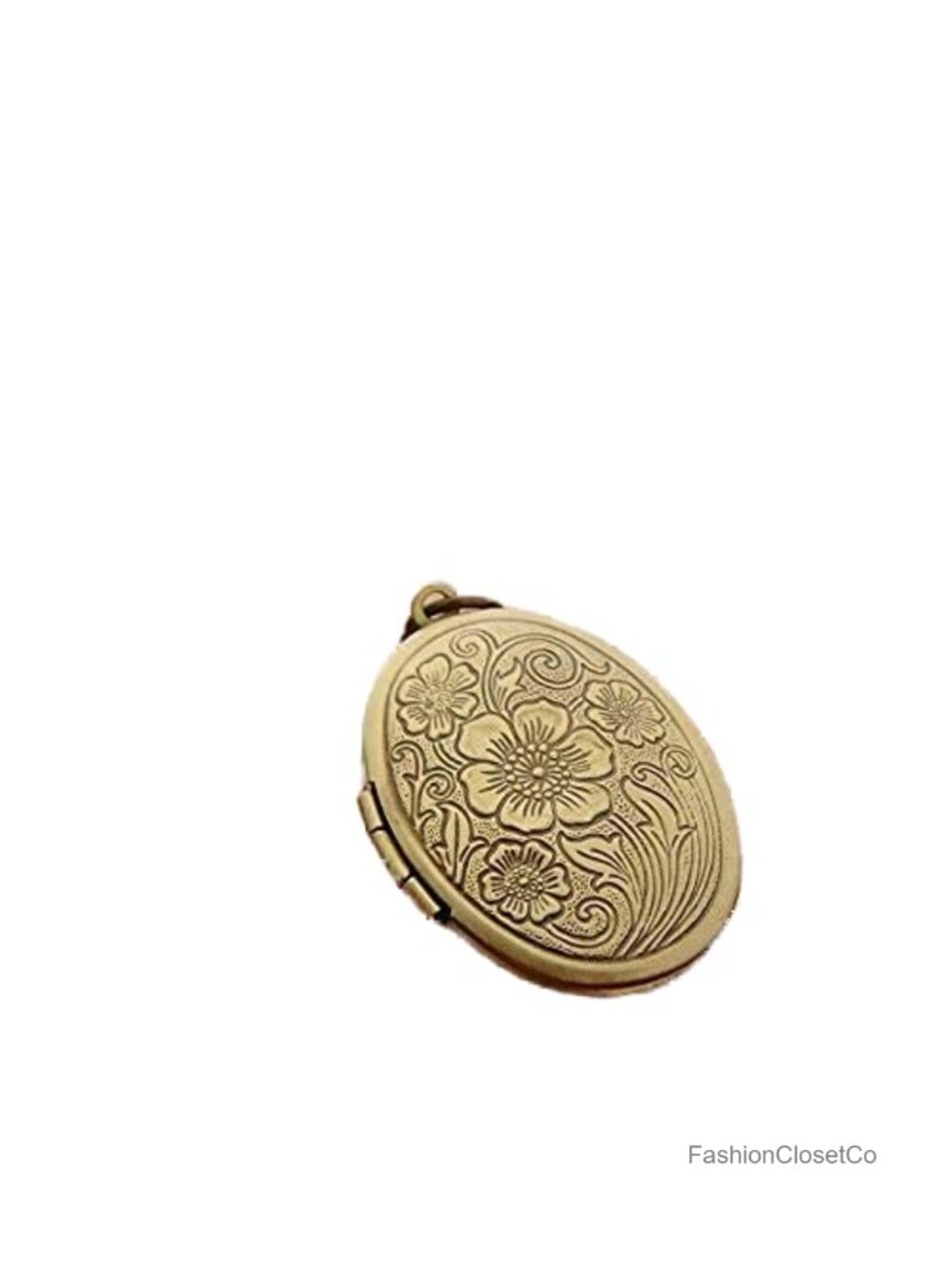 Vintage Sterling Silver Locket Necklace Picture Photo Charm